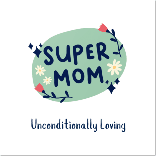 Super Mom, Mothers Day, Grandma Gift Posters and Art